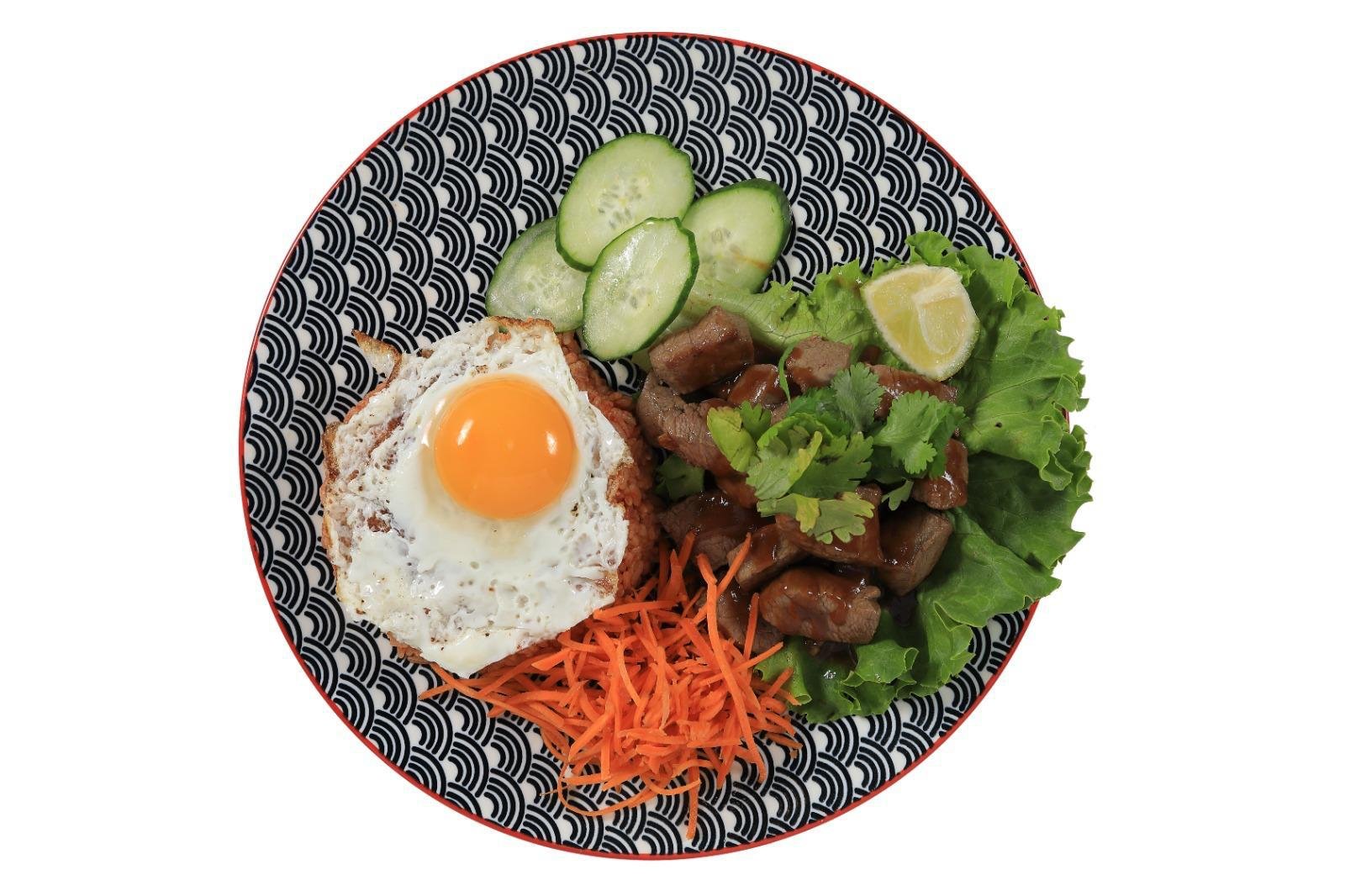 Cơm bò lúc lắc — photographie du menu PHỞ 55